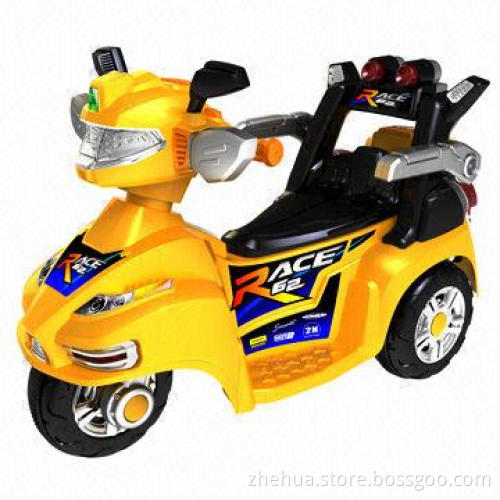 Kids' Ride-on Motorcycle with Music and Lights, 6V/4.5Ah Battery